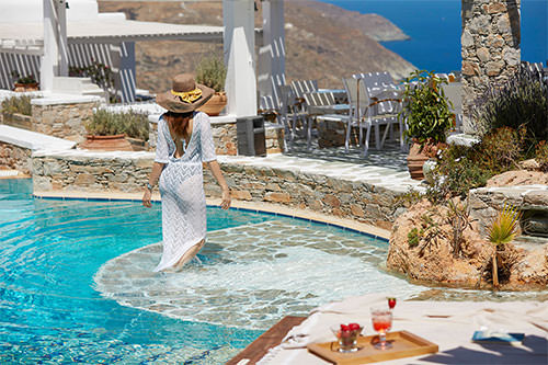 Anemomilos Hotel Folegandros - Pool